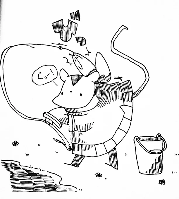 ボールペンで描くのに慣れすぎて、シャーペンの線が薄くてびっくりしました(筆圧弱い)
#イラスト #ボールペン画 #お絵描き 