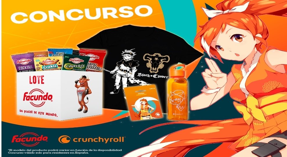 Mundo_Facundo's tweet image. ✨SORTEO “ANIME Y SNACKS”✨

¡Participa para conseguir uno de los 20 lotes que sorteamos!

🔁 RT y sigue a @crunchyroll_es y @Mundo_Facundo
📝 Dinos cuál es tu anime favorito y etiqueta a 2 amigos en los comentarios

Tienes hasta el próximo 17/7. ¡Suerte!