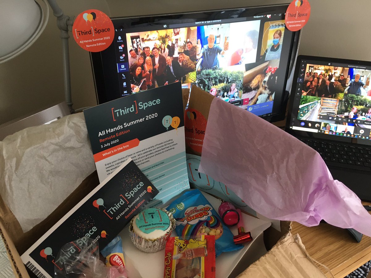 Al_Rees's tweet photo. Thanks @ThirdSpaceIT - a surprise care package to ensure maximum enjoyment of our virtual company meeting. #virtualmeetings #HaribosRock https://t.co/QAndQxum7G
