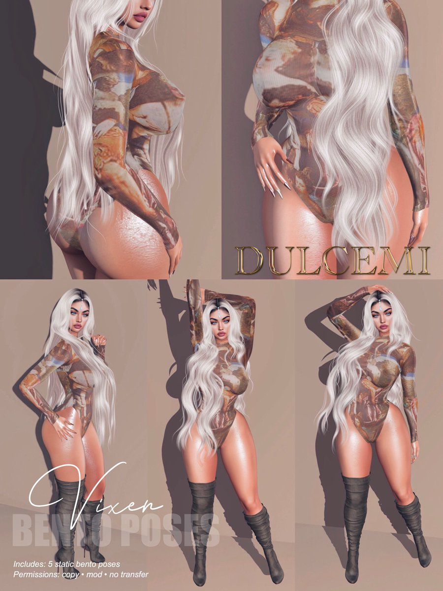 MayarasRose's tweet photo. “Vixen” by #dulcemi available now on the MP! Click link to shop now 🛍 https://t.co/uYBAxChM2a #SecondLife #secondlifephotography #secondlifeavatar #secondlifecreator #photography #model https://t.co/RCHlB9zqj2