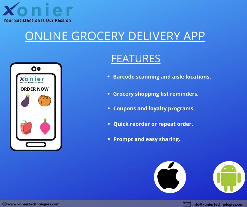 xonier_tech's tweet photo. Develop your GROCERY DELIVERY APP with the help of https://t.co/c2s7kpk4lY

FEATURES :-

* Barcode scanning and aisle locations.

* Grocery shopping list reminders.

* Coupons and loyalty programs.

* Prompt and easy sharing.

To know more? contact us
+1-347-508-7084 https://t.co/t1WSilOSbK