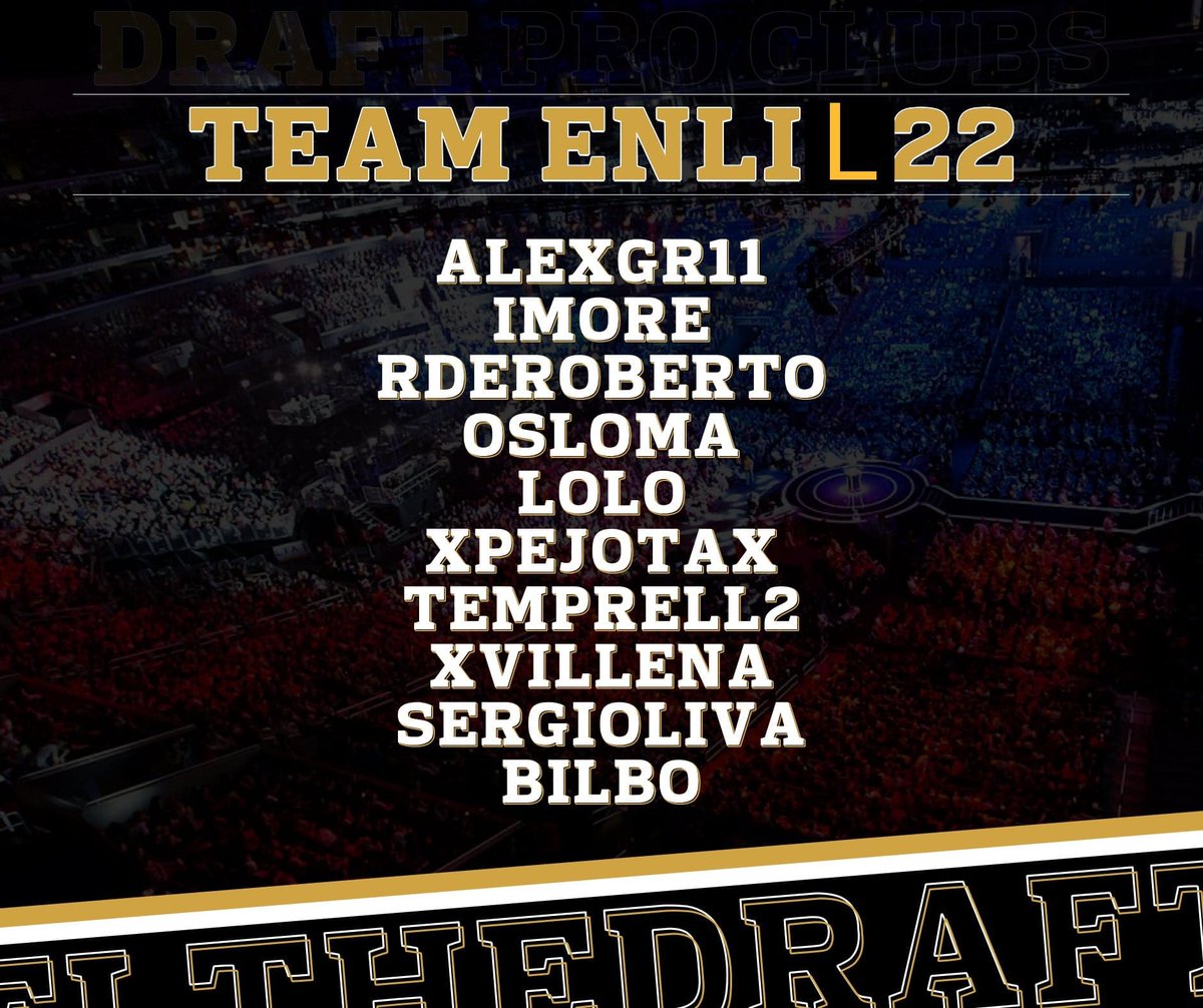 22Bili22's tweet photo. #TEAMENLIL
@Biliakaenlil22
@AlexGr11
@iMore7x
@rderoberto23
@oslomaFVPA
@xPejotax
@nicond26
@Pablovillena11
@sergioliva13
@Bilbaino_93 https://t.co/b6cmEK4qV8