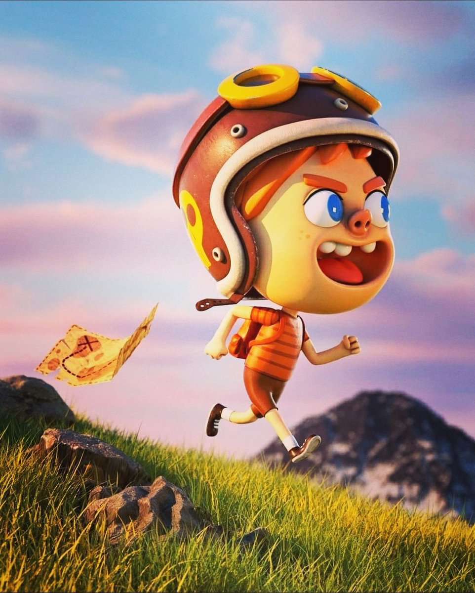 angelcreation0's tweet photo. His mission today is to find the lost treasure  buried by his best friend.

#3d #model #artwork #characterdesign #zbrush #treasure #angelcreationsdigital #angelscreations #artist #treasure #kids #cute #render #cg #environment #creative #design #digitalillustration #3dmodeling https://t.co/2nqZqHOObf