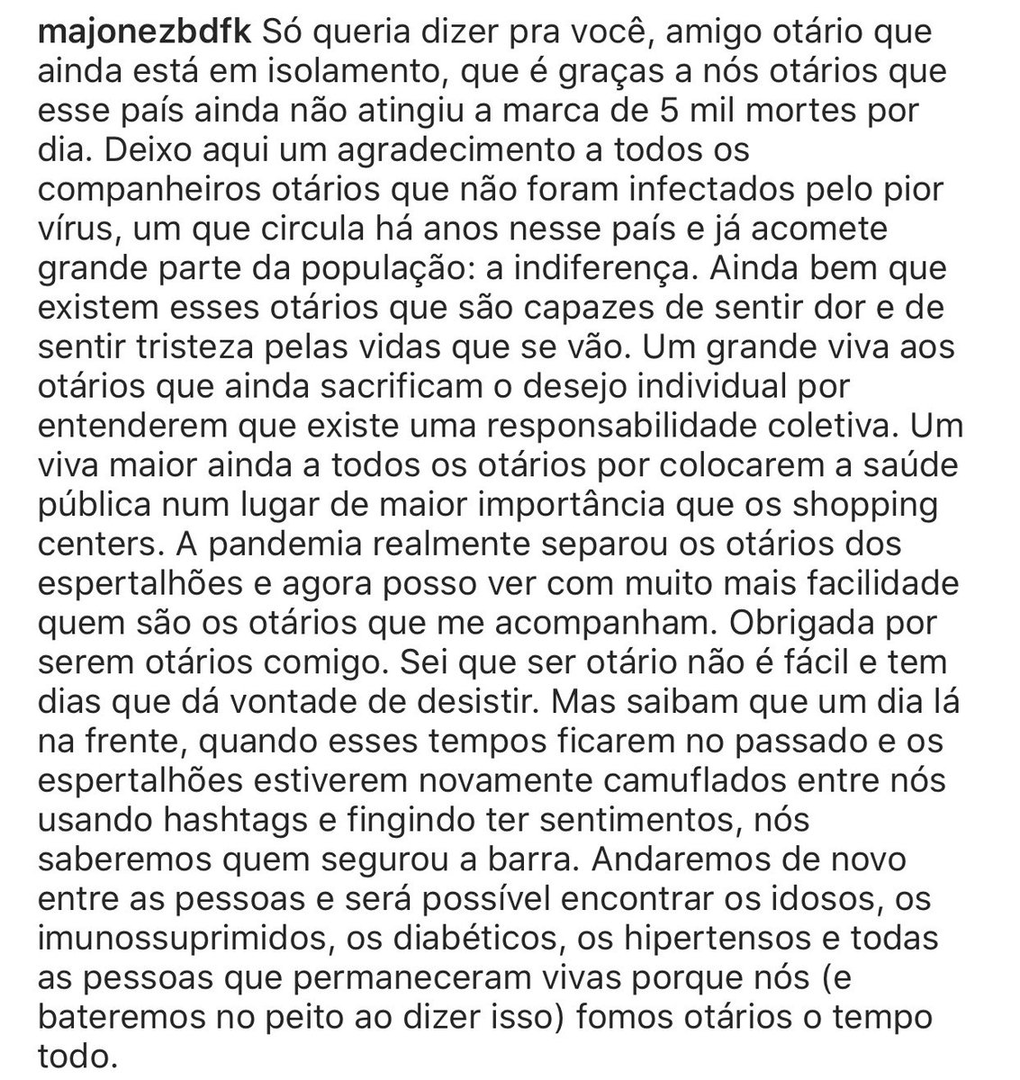 louisegadret's tweet photo. @felipeneto Eu também me sentia assim. Até que li esse texto que acalmou meu coração. Seguimos certos, eles que são doentes e otários. https://t.co/o5Qd7s8eBW