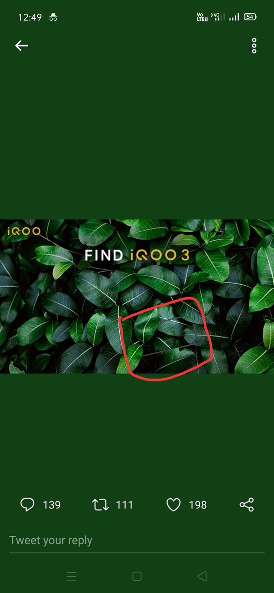 mk8364's tweet photo. @IqooInd I spotted #iQOO #FindiQOO3 

#contestAlert #IndiasFastestSmartphone  

Join👭❤️
➡️ @PrabjeetKaur19 
➡️ @Aanya_20 
➡️ @Lavy321 https://t.co/yTtJOtABXQ