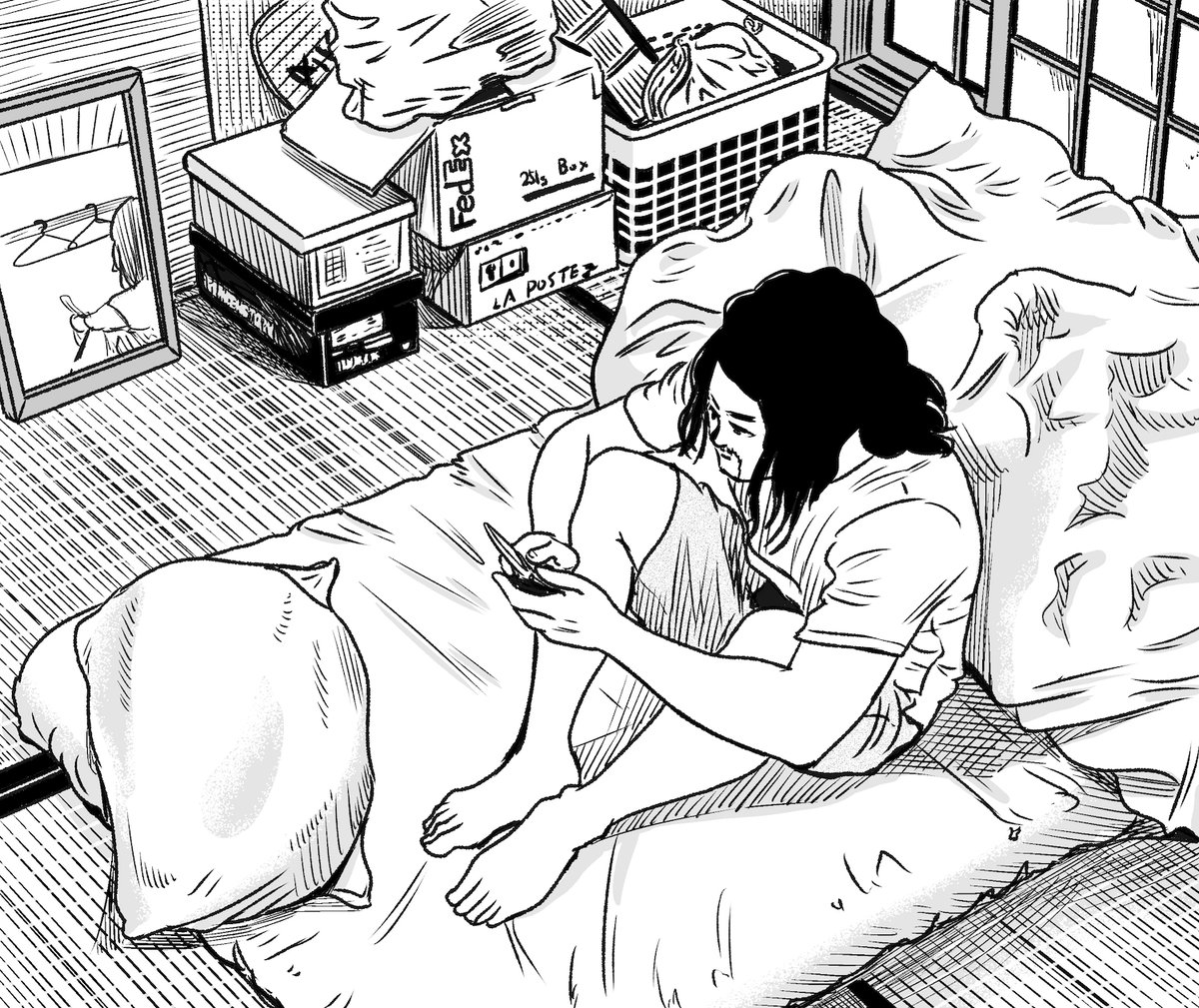 固い布団どうぞ。 