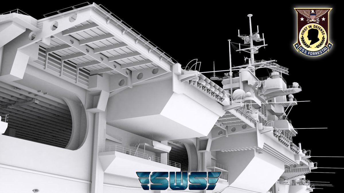 SimWorksStudios's tweet image. #Forrestal #Prepar3D #WIP #SWS