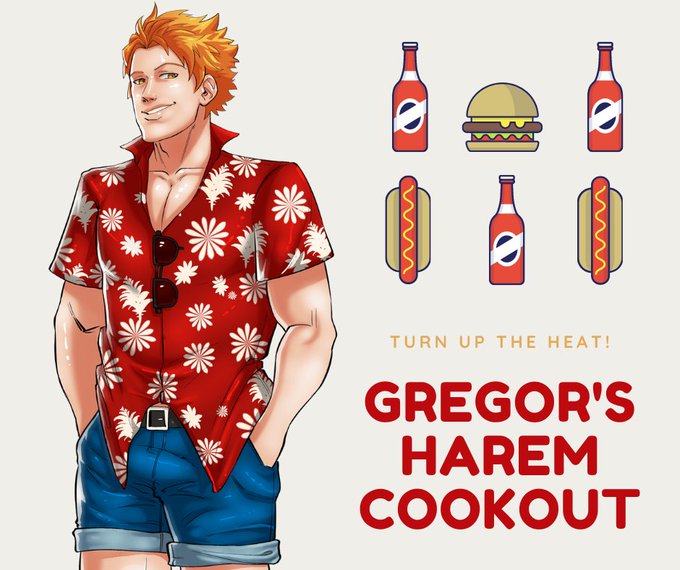 ?Did you get your invitation yet? ?

Gregor is serving meaty sausage and glazed hot buns ?

Can't wait