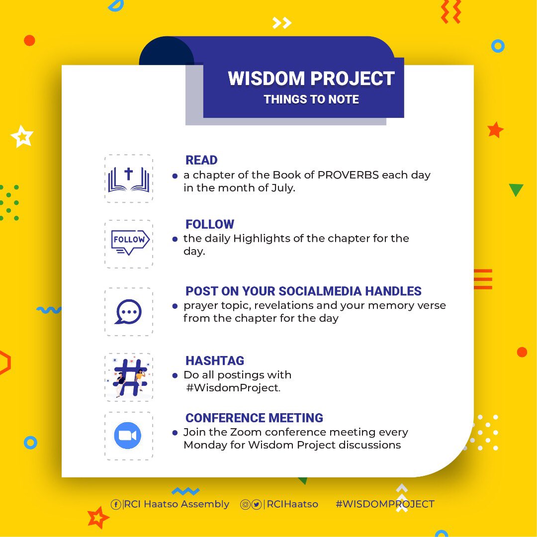 RciYahwehtemple's tweet photo. DAY 3, LET'S JOURNEY ON, DON'T BE LEFT OUT 💪🏾💪🏾🔥🔥 #wisdomproject #rcihaatso #pskorankye #Accra #ROSAgh https://t.co/HHXEZLwi7G