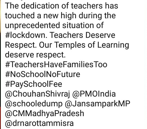 SahgalRitu's tweet photo. Support teachers https://t.co/LDJWNn5FfT