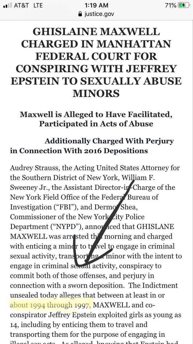 1)  #ghislanemaxwell’s indictment focuses on the years “1994-1997”- WHY? THREADWe know she was involved w/ #Epstein past that, so why make ‘94-‘97 charges the first to be unsealed? I was just a kid, so I did a little dig...-woah-  #Clinton  #Impeachment  #FBIfiles  #NAFTA