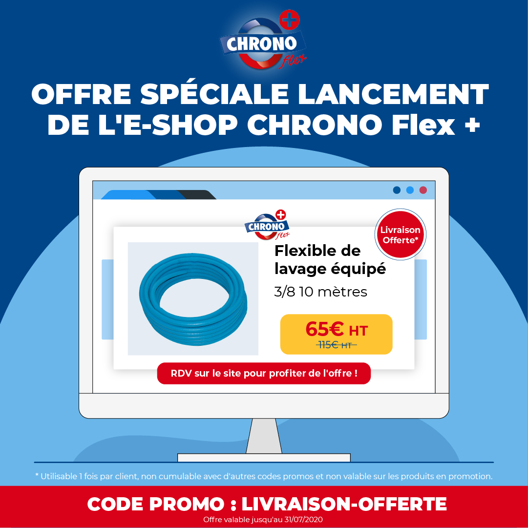 [OFFRE SPÉCIALE] ❗️
À l'occasion de l'ouverture officielle du E-shop CHRONO Flex +, bénéficiez de la livraison OFFERTE, valable également sur nos promos en cours.
👉 Rendez-vous sur le site pour en profiter : chronoflexplus-shop.fr/boutique/lavag…