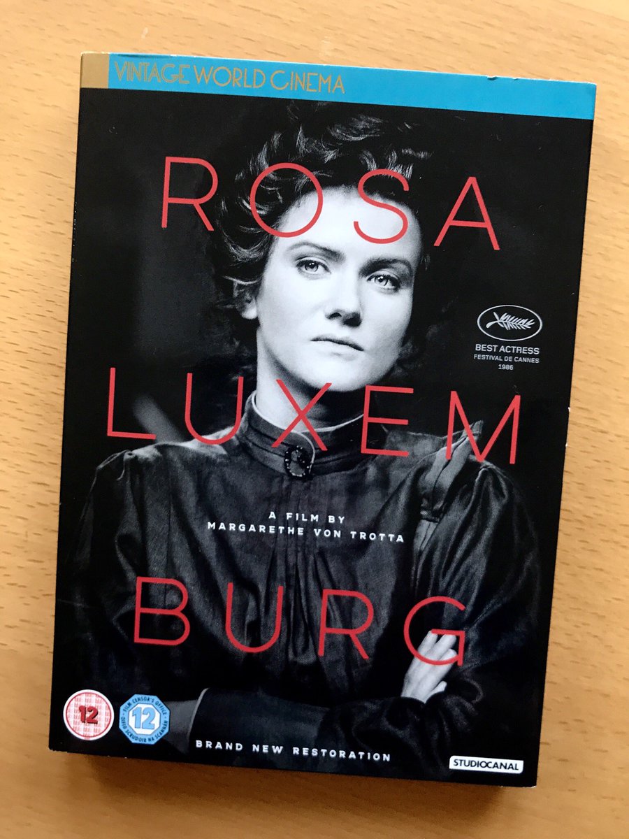 paddydocherty's tweet photo. New arrival... Some cinematic inspiration for the weekend... π€βπ₯πΉπͺπΊ #resist #Luxemburg #socialism #Spartacists #film #history #Cannes https://t.co/WnEKLEbNGy