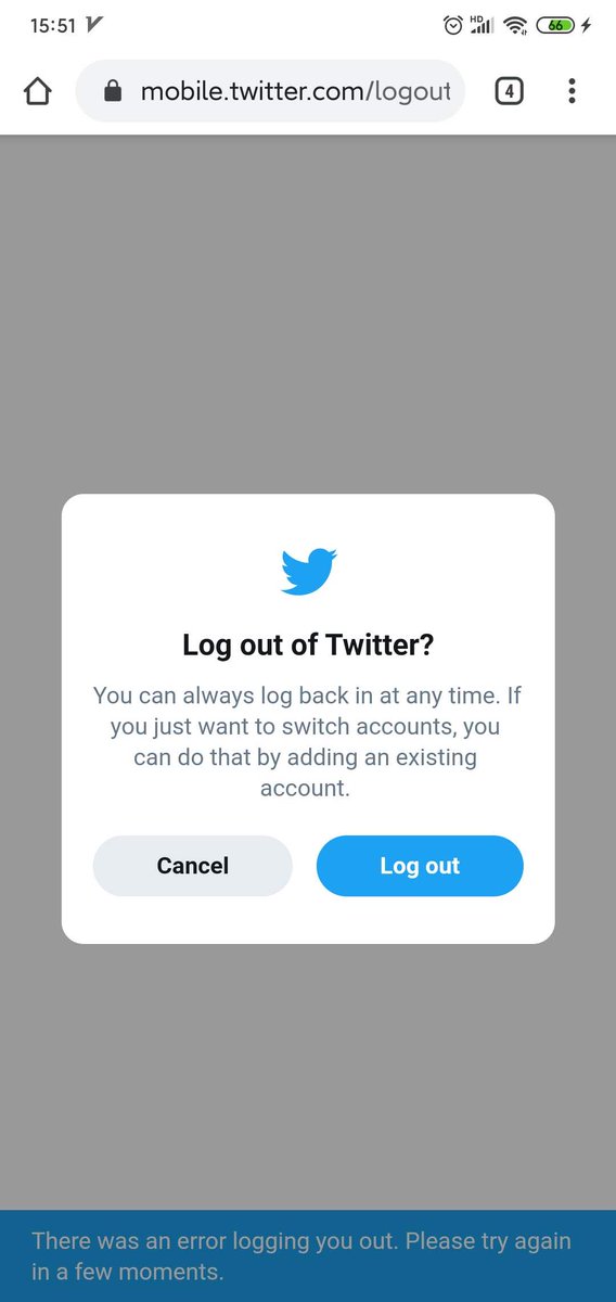 Optics_CPG's tweet photo. @TwitterSupport Hi, my colleague registered a twitter account before, was named @CpgOptics. I logged it with my Android, then I found out it was forbidden to do anything(Nothing was done). The problem is I can never log it out from my Android. Could you help me to log it out? https://t.co/gnoVrtkv5J