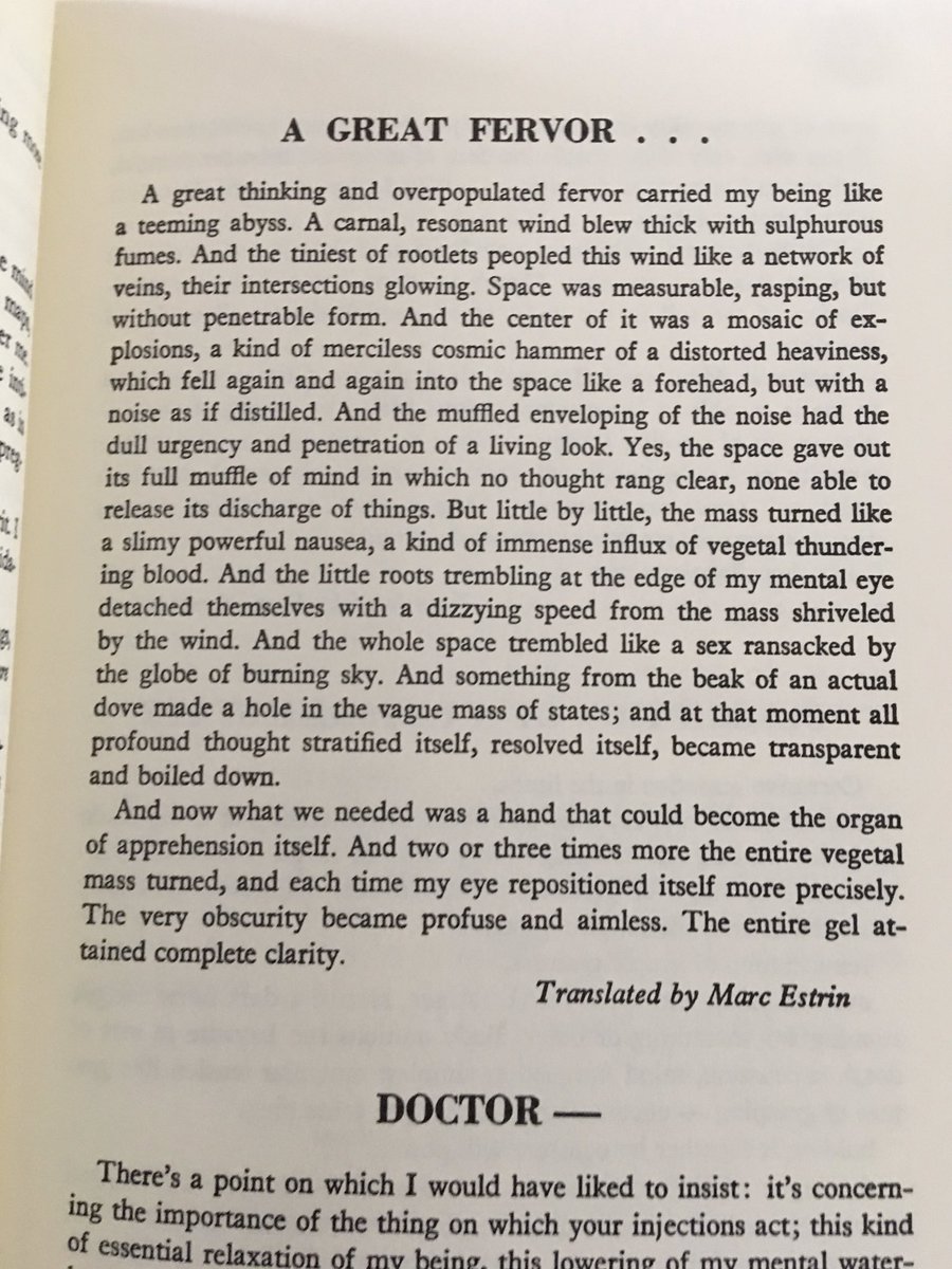 For some Surrealists, the liberation of the unconscious was just a means to artistic ends. For Artaud, it was a venture that threatened constantly to destroy him. His writing is uniquely unguarded and frighteningly powerful.