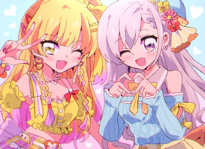 はーちゃんと莉嘉ちゃん 