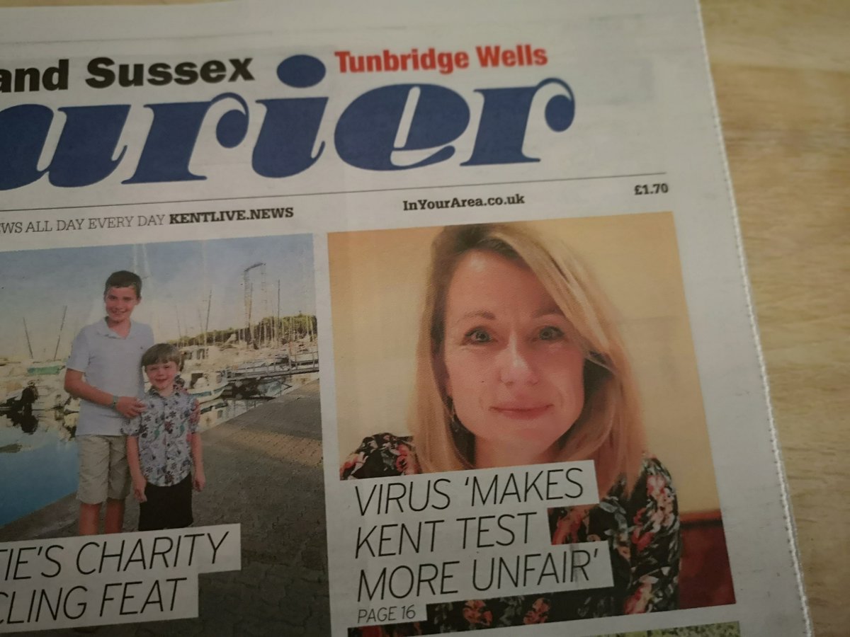 CliftyShow's tweet image. Super proud of my amazing wife on the front cover of the paper this morning. Highlighting issues with the 11+ system and supporting AIM - aimkent.org.uk

#grammarschoolgap #KentTest