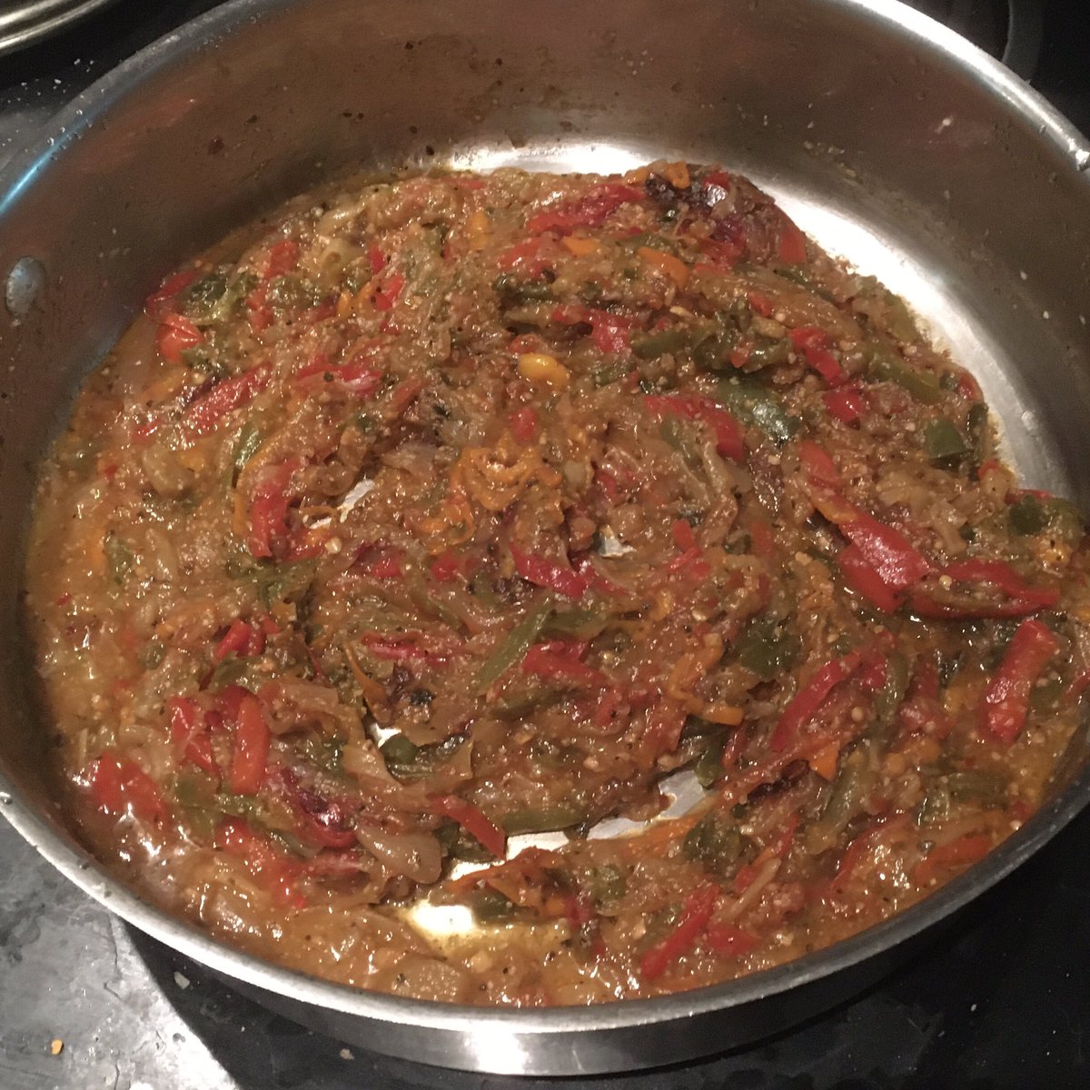 KExperimenting's tweet photo. Grew up with a mom and grandma who ate an eggplant dish every holiday that only the two of them seemed to love. They have both passed, but I translated the name of this dish from the Italian dialect my grandmother spoke and alas: #eggplantcaponata #caponata https://t.co/fKsqBXJMmc
