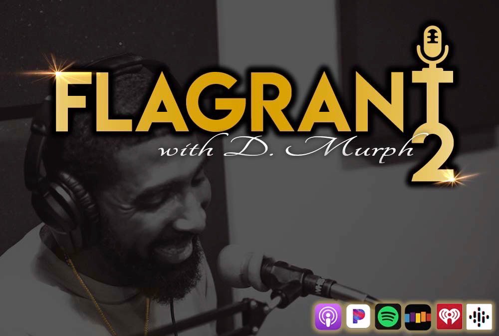 🚨New Logo Alert 🚨 New Look, More Dope Guests with the same person behind the mic 😜!! Special THANKS to @beatricfilm for supporting the vision!! #itsdmurph #flagrant2pod #podsincolor #contentisking #houstonmedia #awardwinning #thegrindisreal #branding #newlogo #podcastinglife