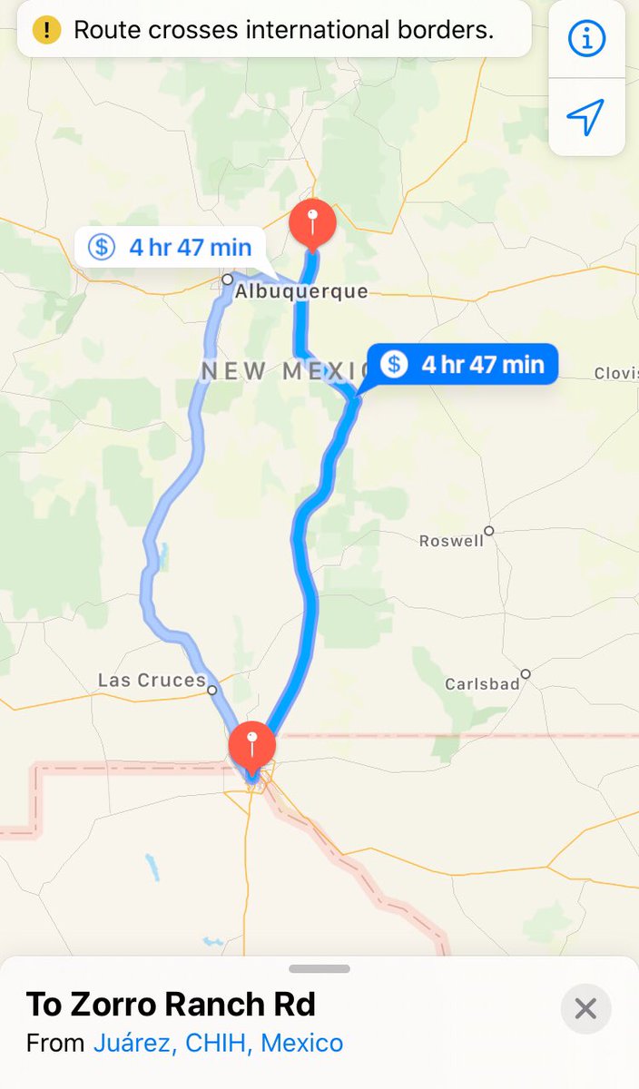 3) What was occurring in 1992? Just a couple of months before the Clinton vs Bush Sr election,  #Epstein was ranch shopping in New Mexico. Just 4 hours south, and connected to a back highway that goes through the desert, is Juarez Mexico. Perfect for their  #ChildTrafficking