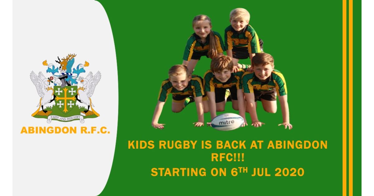 Abingdon RFC Mini's and Juniors return to training abingdonrufc.co.uk/news/abingdon-…