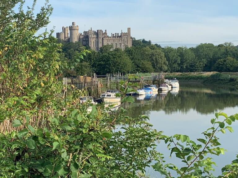 Day 3  of my 200 mile walk and it’s a beautiful morning in #Arundel