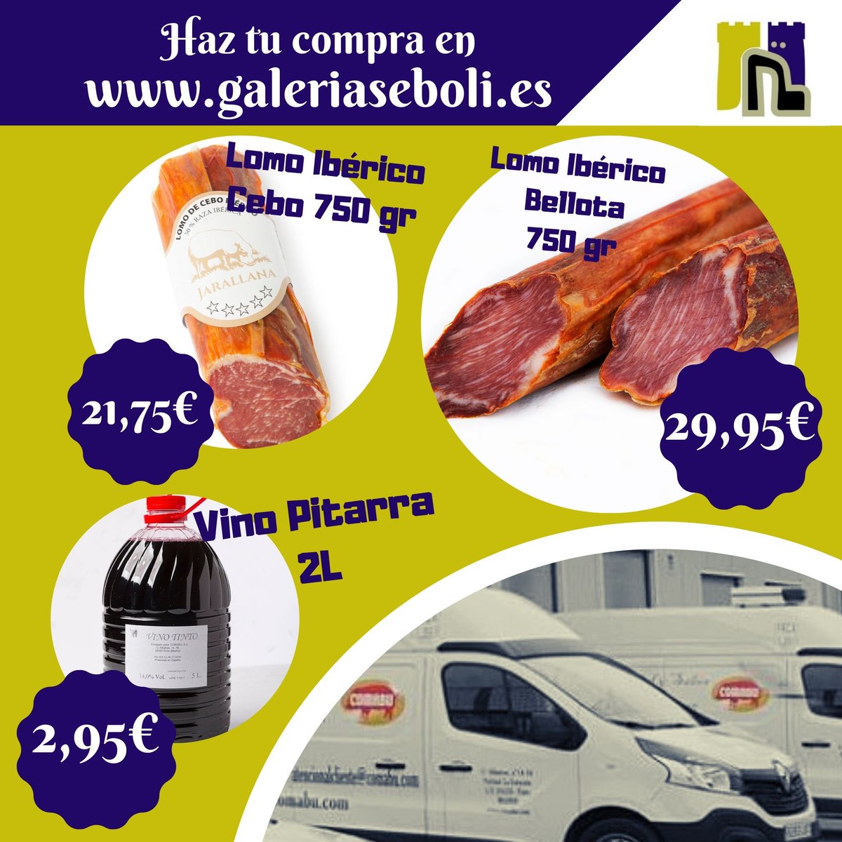 GaleriasEboli's tweet photo. ⚫Quieres embutido ❓
🔴Quieres calidad❓
⚫Quieres buen precio ❓
🔴Quieres producto de #Pinto ❓

➡️Quieres #Comabu‼️

✅ Realiza tu compra en ➡️ https://t.co/mbATOTsWlZ

#HazDeEboliTuTienda https://t.co/Ve0Dbxf95h