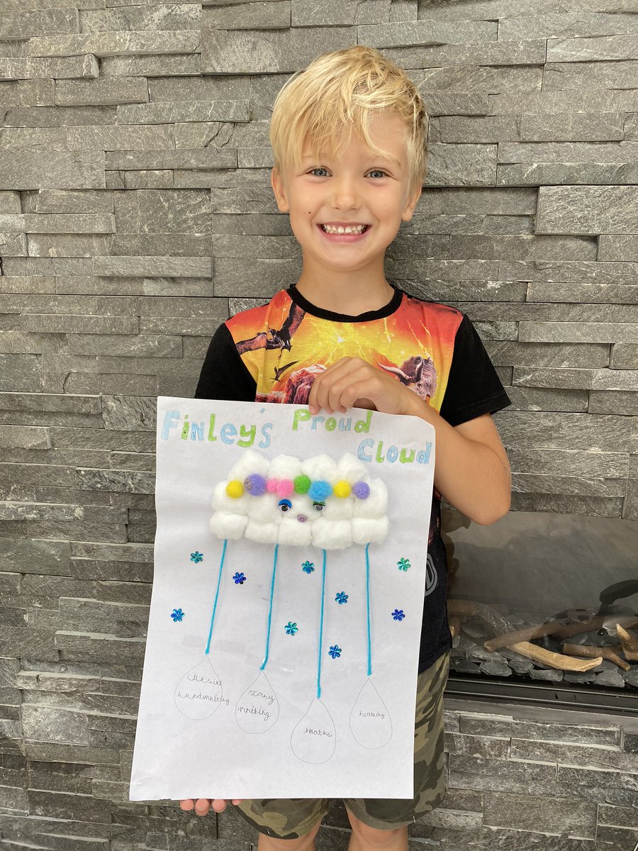 Lease1978's tweet photo. Finley’s Proud Cloud and his letter to Mrs Goodwin 😍 Go &amp; smash year 2!!!!😍@MrsGoodwin16 @WhiteCourtScho1 @MissHughes_FSH https://t.co/JPsw8645Tp