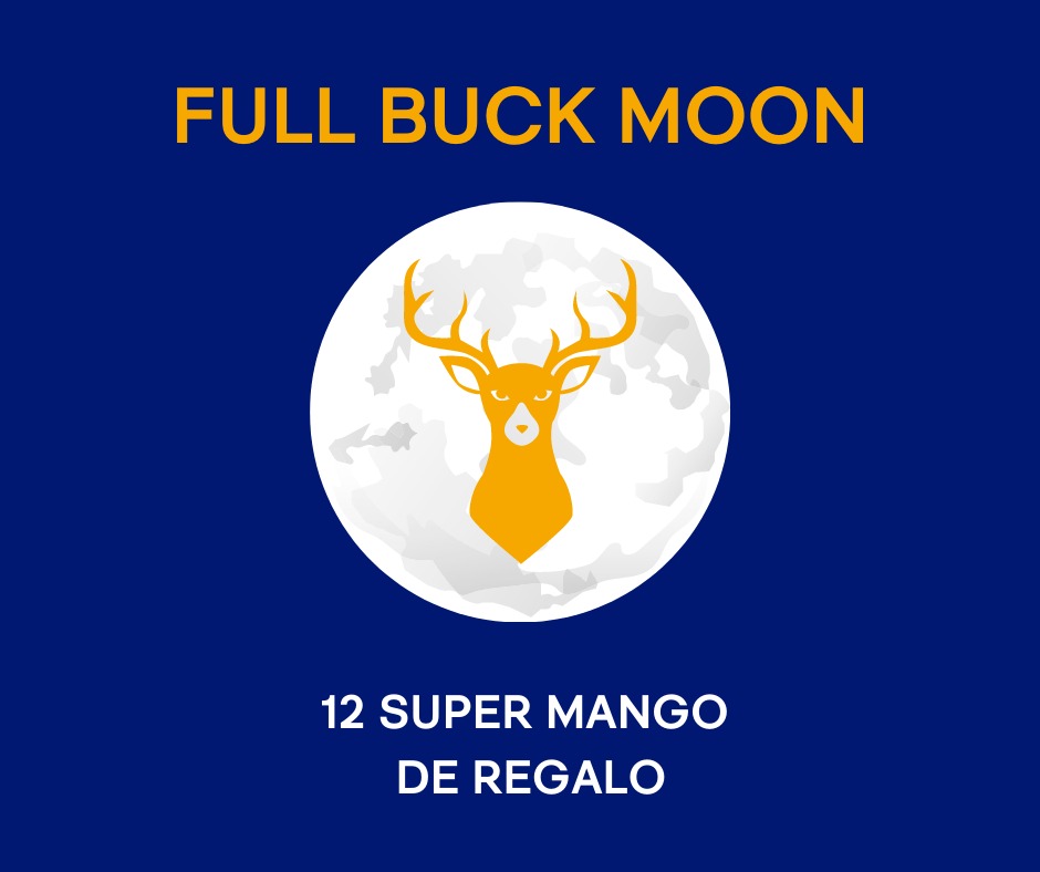 MoonWaterDrink's tweet photo. Este finde del 4 al 5 de julio llega la #LunaLlenaDeBuck. Fenómeno que coincide con #EclipseLunar. Y como siempre que hay #LunaLlena hay alegría... Hasta el 5 de julio por la compra de > 24 latas te regalamos 12 #SuperMango con el código FULLBUCKMOON en https://t.co/03FY4vPVWk https://t.co/aaddYk2LJI