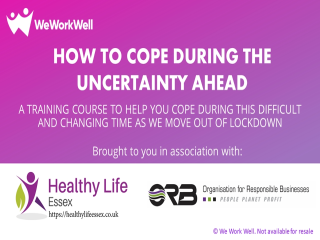 Another great FREE resource written for us by #orbmember Sadie Hopson of <a href="/WeWorkWell1/">We Work Well</a> to help us cope in these uncertain times as we move out of lockdown.

Here's the link for you to find the online course 

ispri.ng/V3qrl

#uncertaintimes #unlocked #covid19 #newnormal