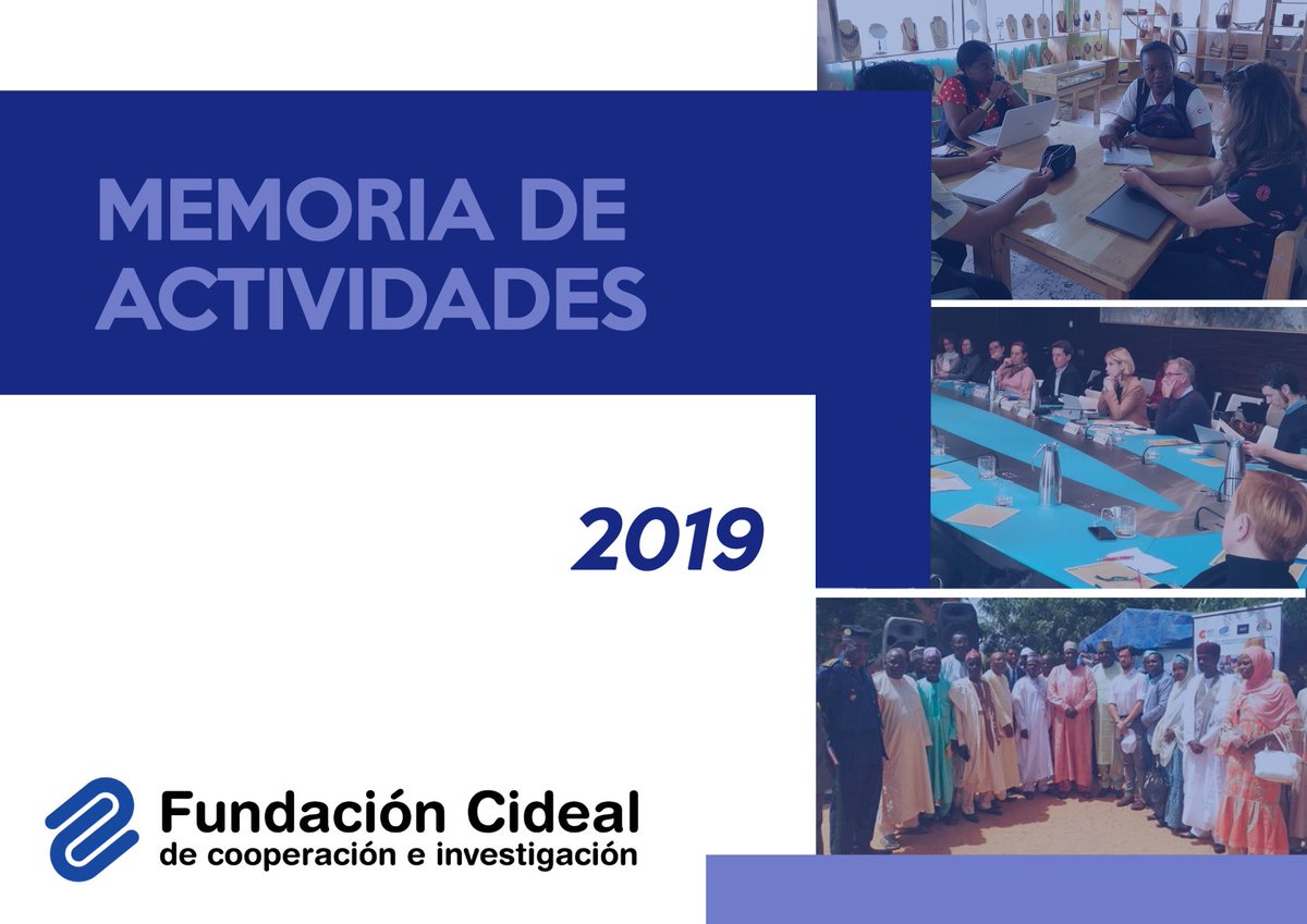 FundacionCIDEAL's tweet photo. 🔵Presentamos nuestra Memoria 2019, una recopilación de las principales actividades, proyectos y programas que hemos impulsado durante el pasado año.

¡GRACIAS a todas las personas e instituciones que lo hacéis posible! 

🔛 https://t.co/dhoj9ABkkN https://t.co/dp6CTWU4r5