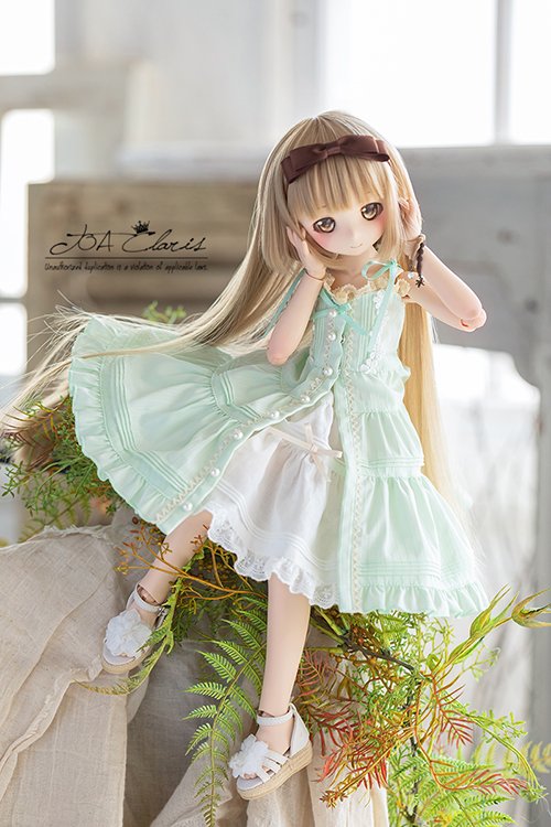 最も安い新しいスタイル ドール ピンタック ワンピース セット MDD