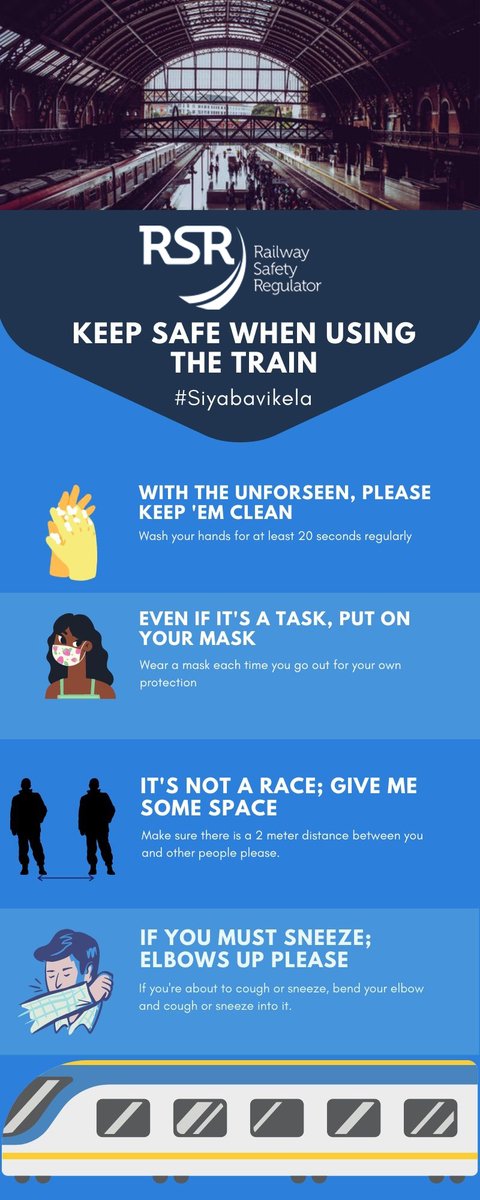 Rail_Safety's tweet photo. Your safety matters
#Siyabavikela https://t.co/hiGSdd8ozl