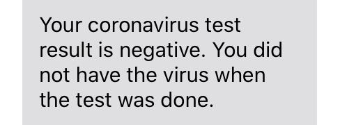 Well, that's a relief.In hindsight, this would have made a brilliant video, but I didn't think of that until far too late, so: here is a THREAD about getting tested for coronavirus in the UK.