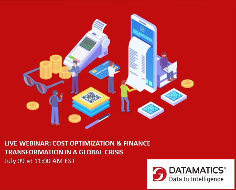 RPATech_In's tweet image. @Datamatics Webinar: COST OPTIMIZATION &amp;amp; FINANCE TRANSFORMATION IN A GLOBAL CRISIS #partnerupdate #rpa #digitaltransformation #intelligentautomation #ai
Register here: lnkd.in/d6kXZKq