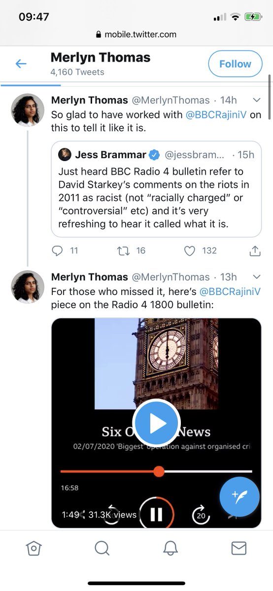 BBC journalists and reporters then went on to applaud their colleague for "saying it as it is" – she did not. This is activism, not impartial journalism. You can be upset with me for not challenging Dr Starkey robustly, or for seeking to Defund The BBC, but this isn't journalism.