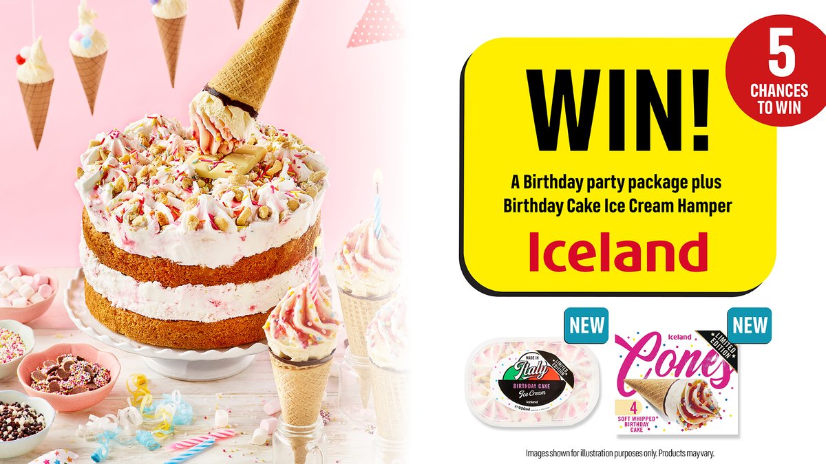 This one's for everyone who missed out on celebrating a special birthday during lockdown!
Share your lockdown birthday pics in the comments using #Iceland before 5pm Mon 6 July & we'll send 5 of you an Iceland birthday party package 🥳
T&Cs apply: https://t.co/tqcvEhQ2Yr https://t.co/VCQfH0E65w