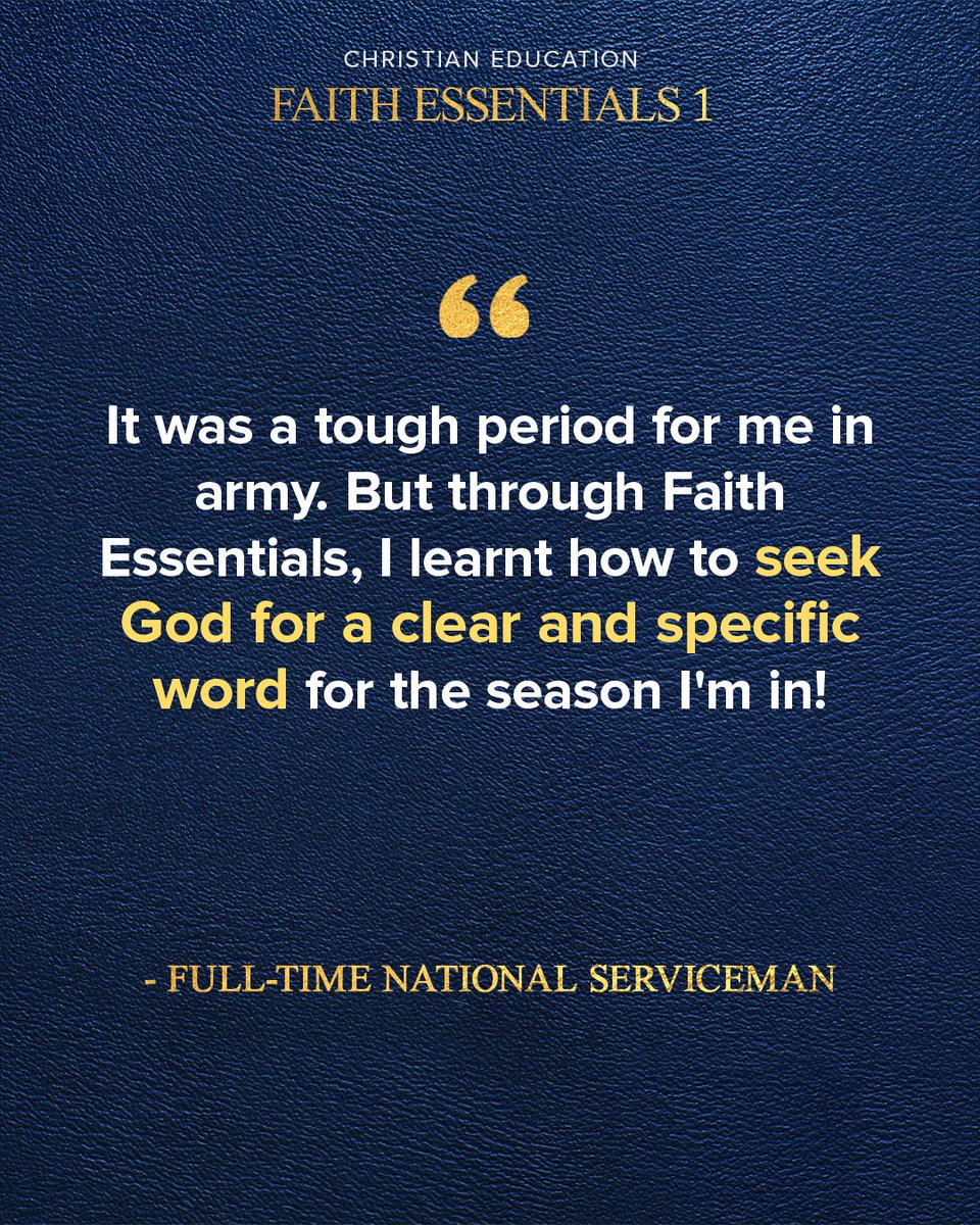 HOGC's tweet photo. We’ve heard loads of good news about how Faith Essentials 1, our online bible study, has helped people grow in God! 🤩 

Check out what some of our members had to say!

#FaithEssentials #ESSENTIALSindeed https://t.co/X8taIqGMyN