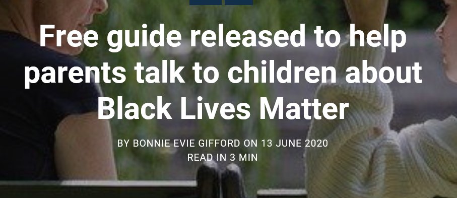 <a href="/YoopiesUK/">Yoopies</a> has created a free, downloadable guide that is designed to provide an easy-to-use resource to help parents start these important, but challenging, conversations about Black Lives Matter with children of all ages. 

Read more here ow.ly/dAIO50AnJIy