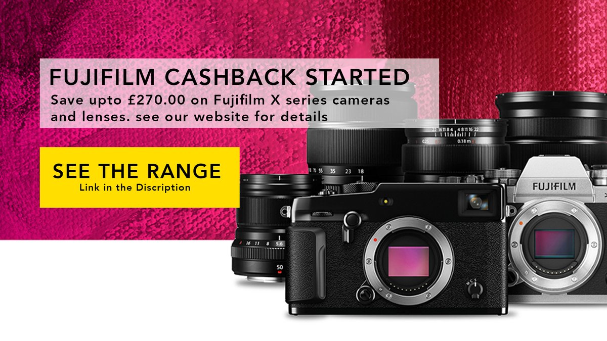 Don't miss out on some big cash back saving with fujifilm x series cameras and lenses. follow the link for more details ow.ly/DbAp50An1US