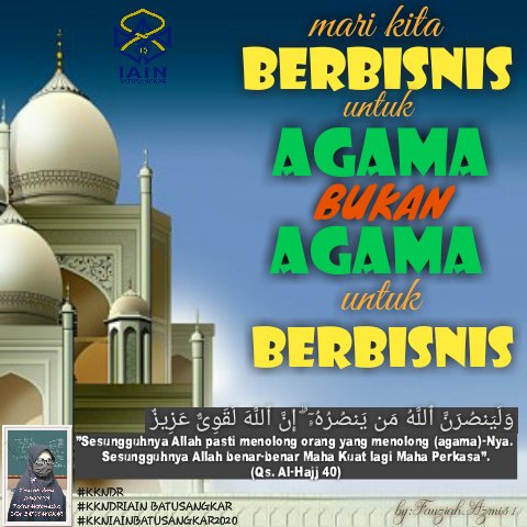 FauziahAzmi3199's tweet photo. Assalamualaikum sahabatku...
#poster11

Marilah kita berbisnis untuk menegakkan dan membela Agama kita

#KKNDR 
#kkndriainbatusangkar2020 
#KKNIAINBATUSANGKAR2020 

Semoga bermanfaat
Nantikan informasi selanjutnya👉👉👍
Jangan lupa like komen dan share
Syukron🙏
👇👇👍 https://t.co/sxDKf3NndI