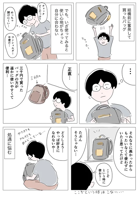 買うときはものすごく悩んだ末に買ったんですが…

#コルクラボマンガ専科 #1Pマンガ 