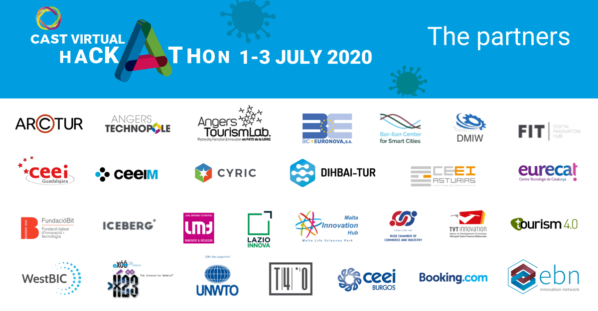 EUBIC's tweet photo. We are today on the last day of #CASTHacktahon💬today we will discover the brilliant 💡to #rebootTourism This would not have been possible without all the support from our partners #BIGThanks
Special ones to @EU_EASME #COSME_EU
#sustainableTourism #tourismNOW @CastnetworkE https://t.co/uGZH5s5IPN