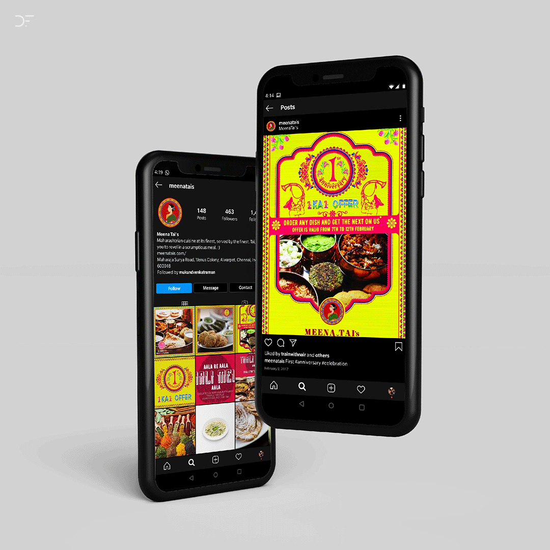 InDesignFoundry's tweet photo. The flavours of the great Maratha kitchen at #meenatais was captured by our in-house team of illustrators in a robust celebration of the Indian street style art. 

#designfoundry #socialmediamarketing #illustrationartists #restaurantmarketing #advertising #marketingstrategy #Food https://t.co/sbBKSC6eTG