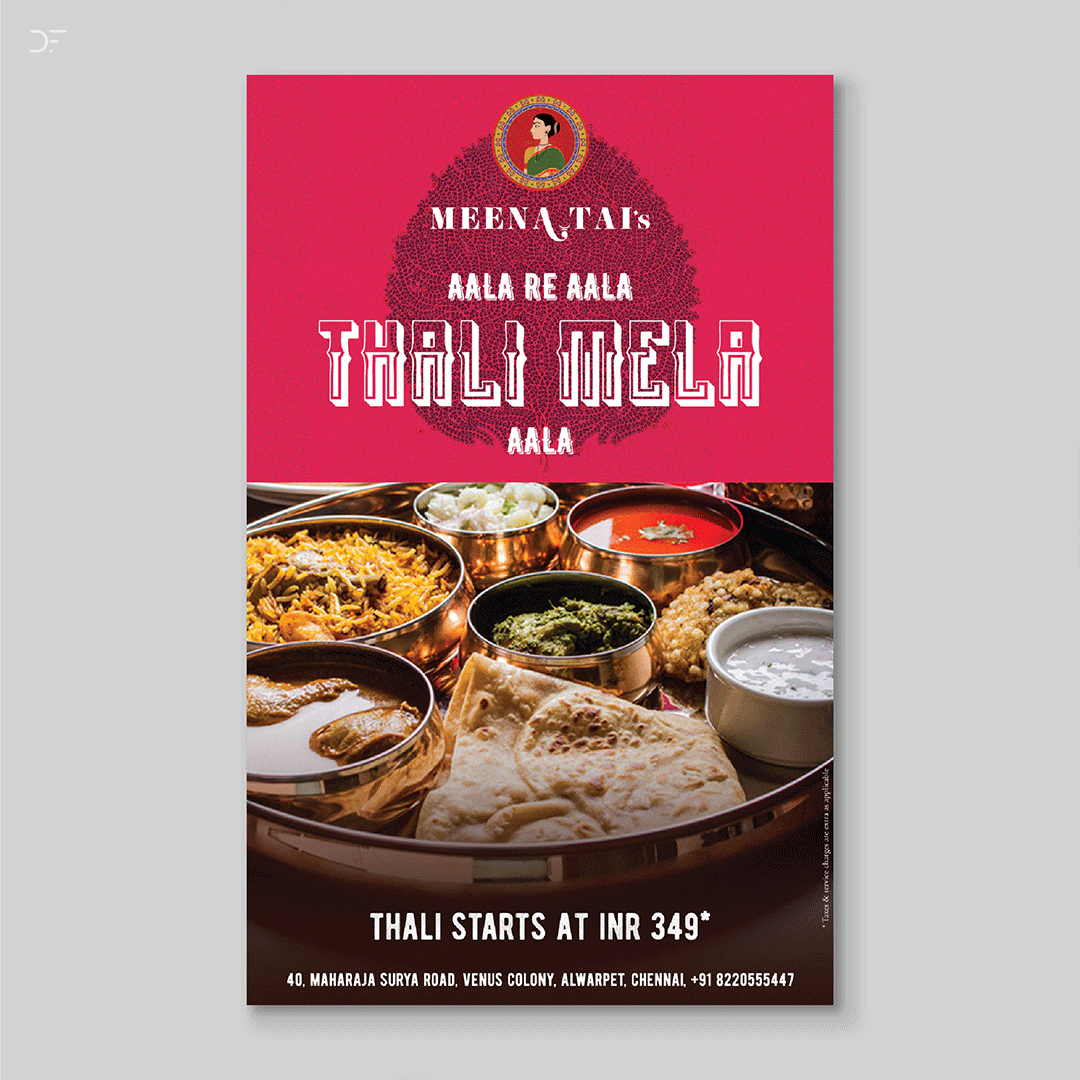 InDesignFoundry's tweet photo. The flavours of the great Maratha kitchen at #meenatais was captured by our in-house team of illustrators in a robust celebration of the Indian street style art. 

#designfoundry #socialmediamarketing #illustrationartists #restaurantmarketing #advertising #marketingstrategy #Food https://t.co/sbBKSC6eTG