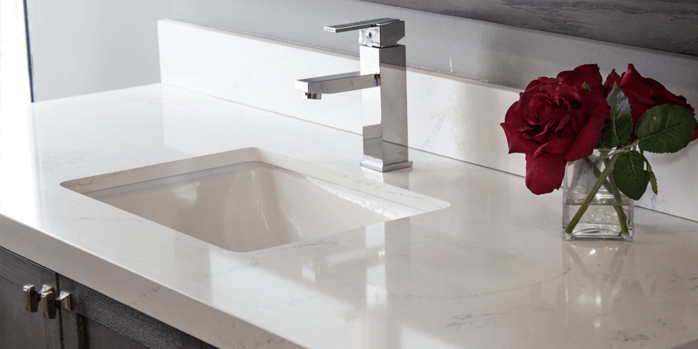 DesignGranite's tweet image. Refined and fashionable, like the alluring Toronto neighborhood that inspired it. Yorkville’s subtle grey movement and soft cream base make this color the epitome of style!

#Hanstone #Yorkville #Toronto #Quartz #Countertop #Vanity #Bathroom #Ensuite #Kitchen #Interior #Design