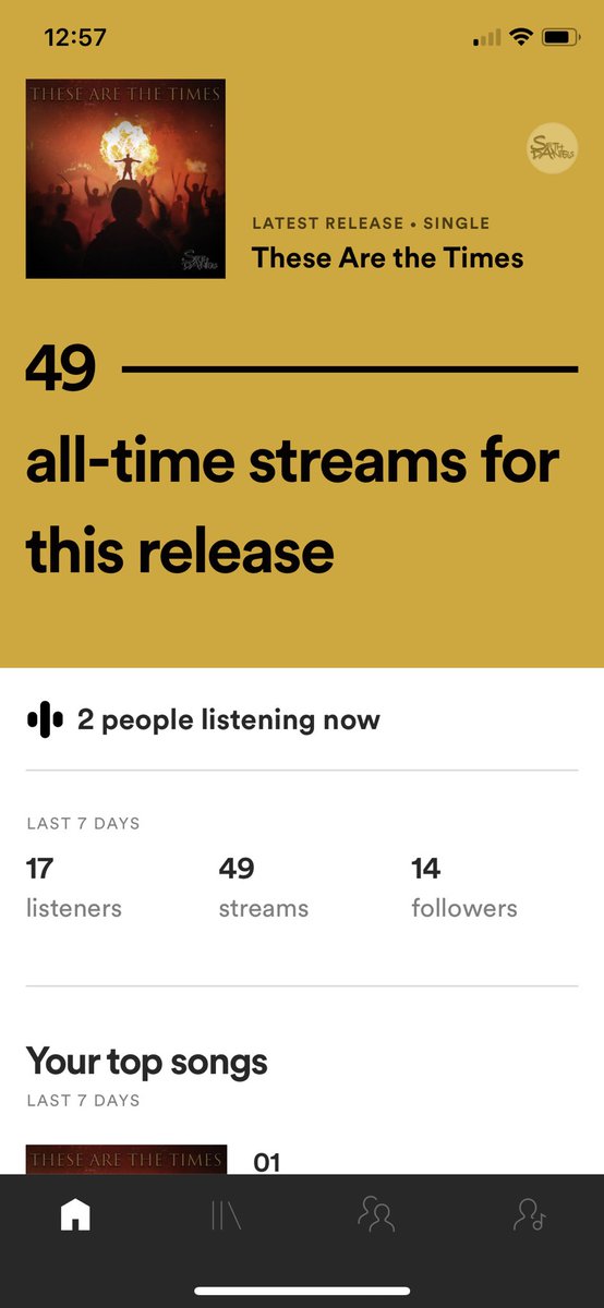 RealRobLea's tweet image. DAY 1 of release.

Already starting to see some streams for my #DebutSingle. Let’s try and get to 100 by the end of the day!!!

Spread the word peeps! These are the times is #OutNow!

#NewMusic #NewMusicFriday #TheseAreTheTimes