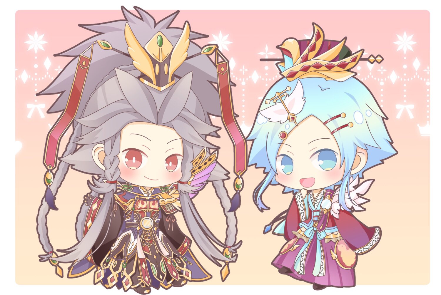 すあまこ 曹操様と荀彧様を描きました 三国志大戦イラスト描いてみた T Co Nhkzavex01 Twitter