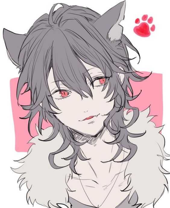 GrinningStripes's tweet photo. He's thinking about the fact he hasn't given Haruka any kittens yet, and that he should probably fix that fact. https://t.co/A8Hck5GUH2