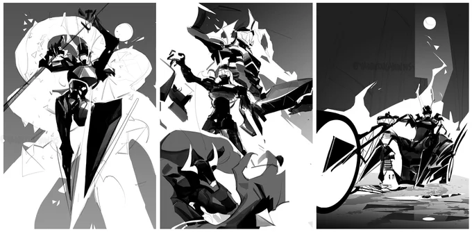 my original comps for the trails of fire zine! i struggle with losing the energy of my sketches the more i render them, but i'm workin on it! 